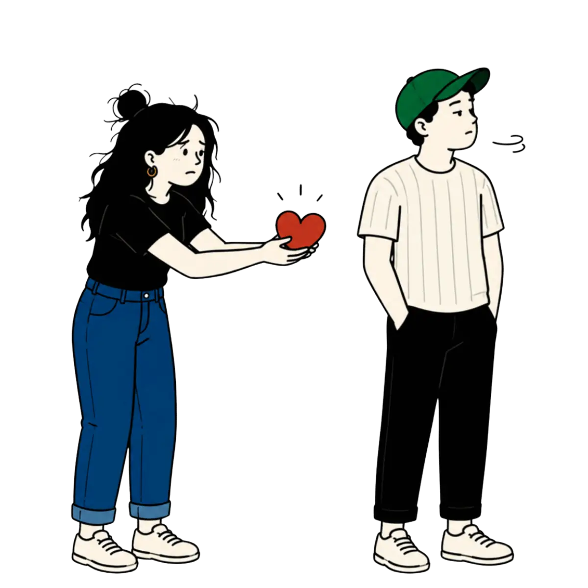  Estás en una relación donde sientes que das todo por esa persona, pero no te sientes valorada.