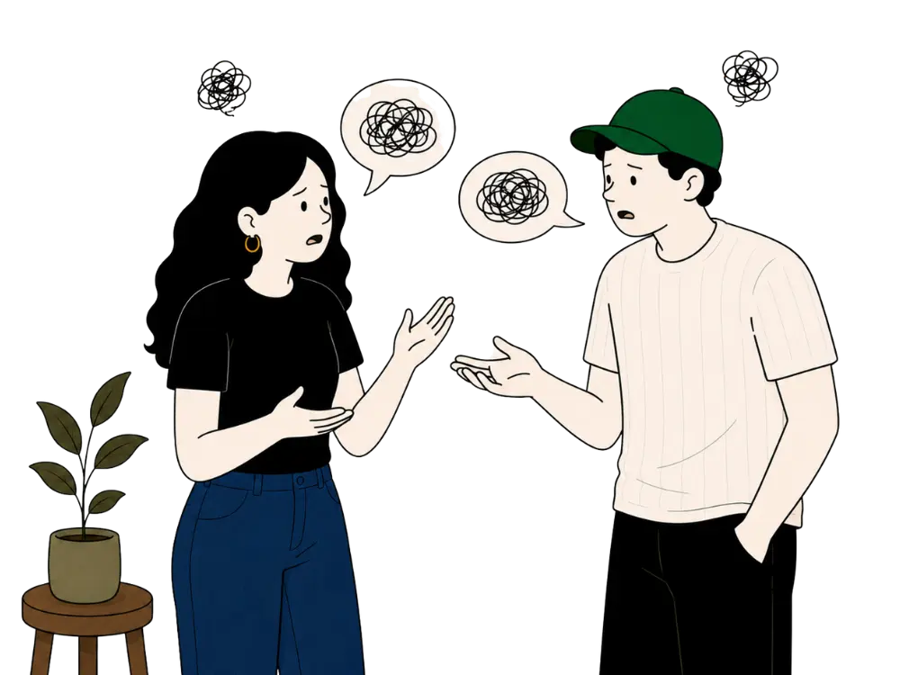 Tienes mucho por decir, pero temes que tu pareja se enoje, se cierre o lo tome como un ataque.