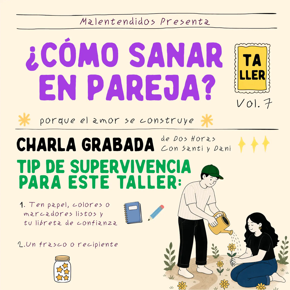 Taller Cómo Sanar en Pareja