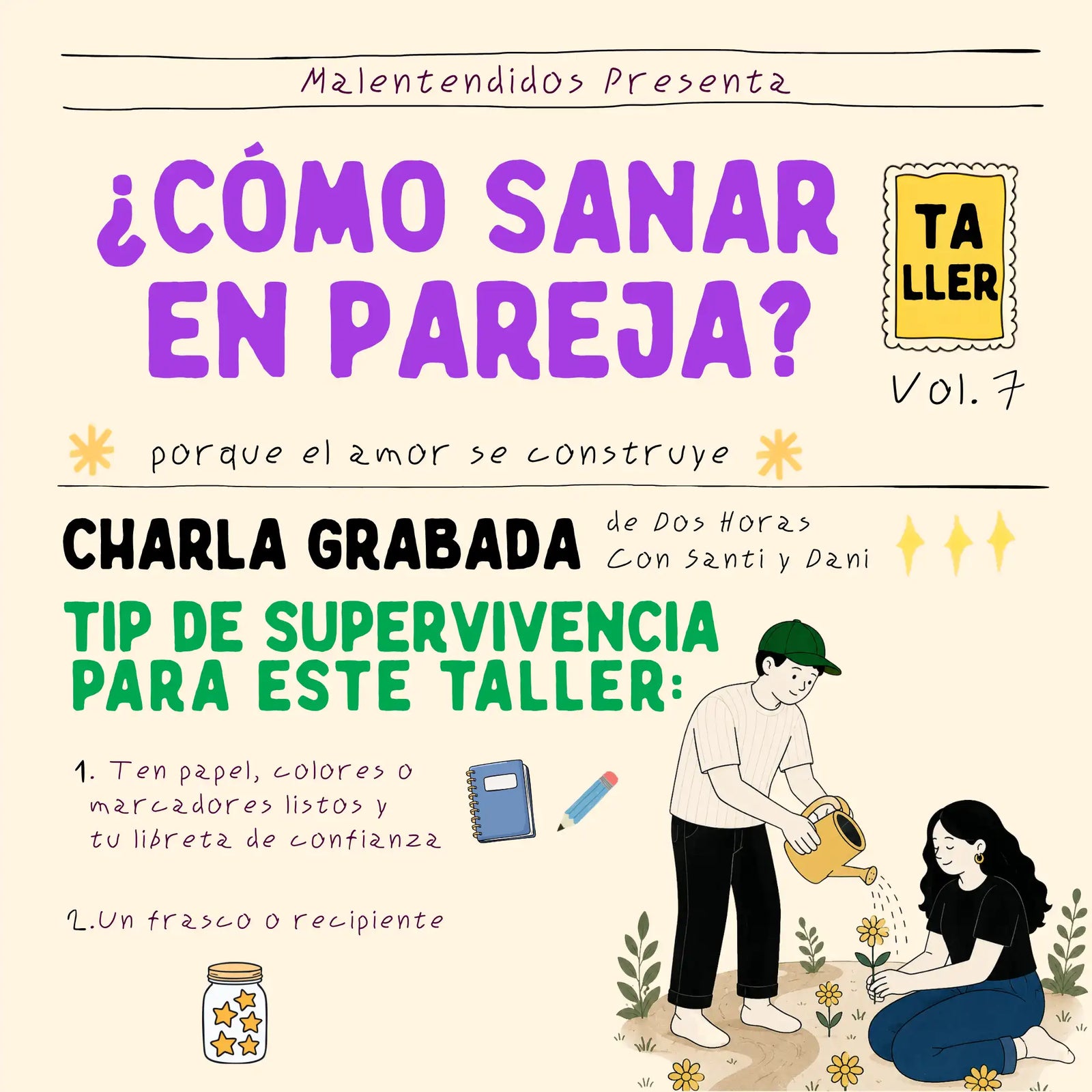 Taller Cómo Sanar en Pareja