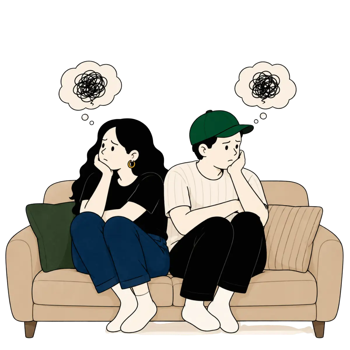 Después de pelear, ninguno sabe cómo volver a acercarse sin tragarse el orgullo o sentir que está cediendo primero. 