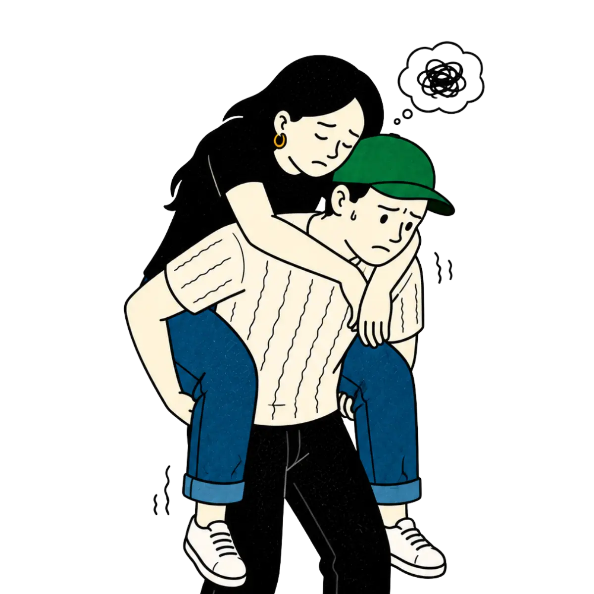 Quieres descubrir si es una mala relación o solo un mal momento que pueden superar juntos.
